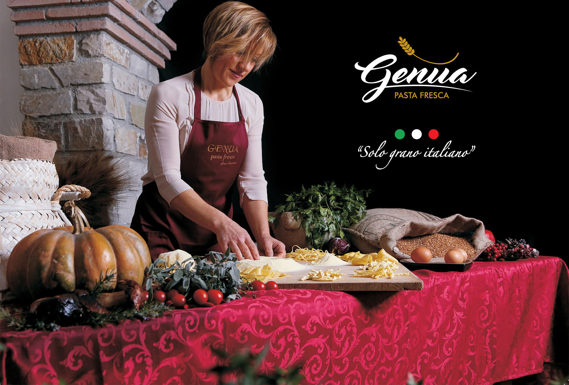  Pasta Genua from the Campania tradition, the production of pasta as it once was, fresh pasta, bronze drawn, regional specialties